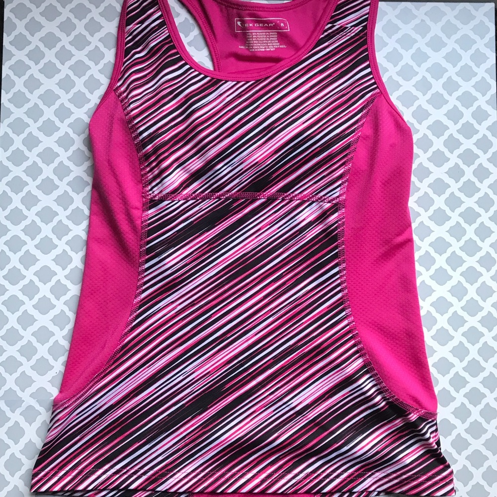 Pink workout tank